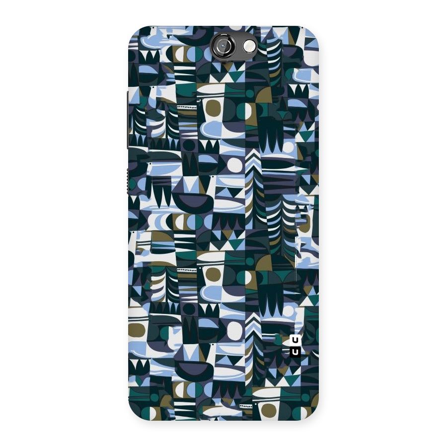 Abstract Blues Back Case for HTC One A9