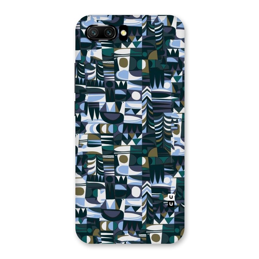 Abstract Blues Back Case for Honor 10