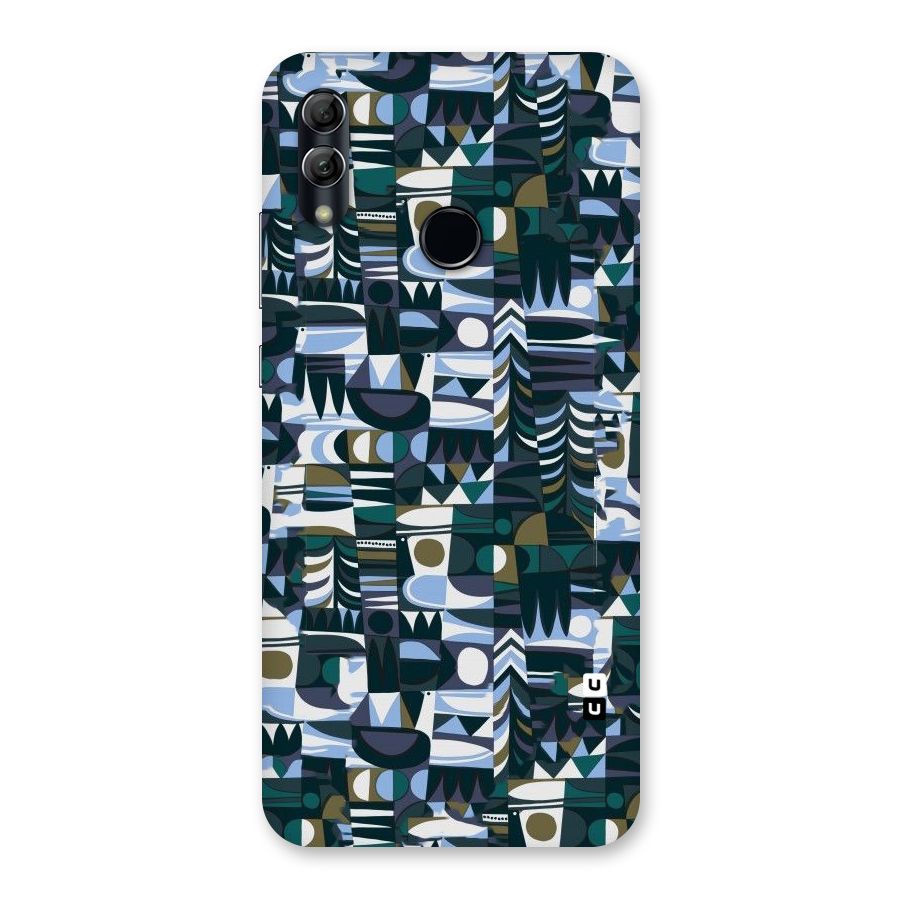 Abstract Blues Back Case for Honor 10 Lite