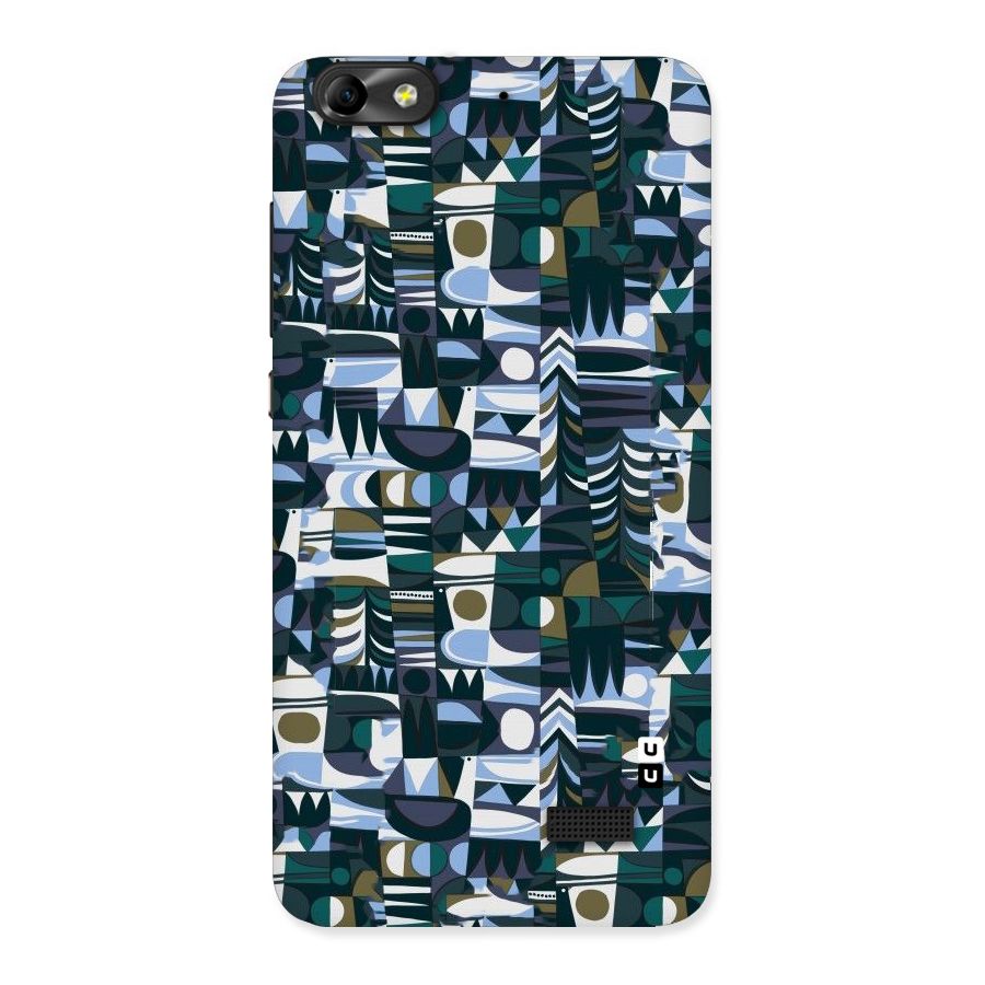 Abstract Blues Back Case for Honor 4C
