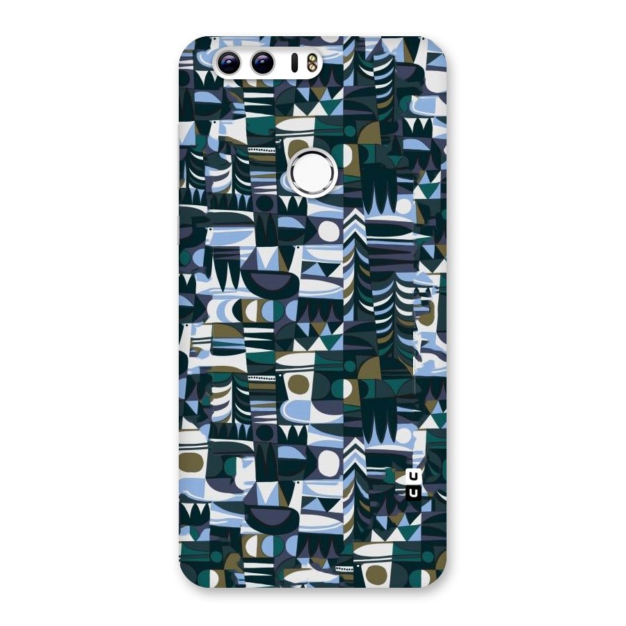 Abstract Blues Back Case for Honor 8