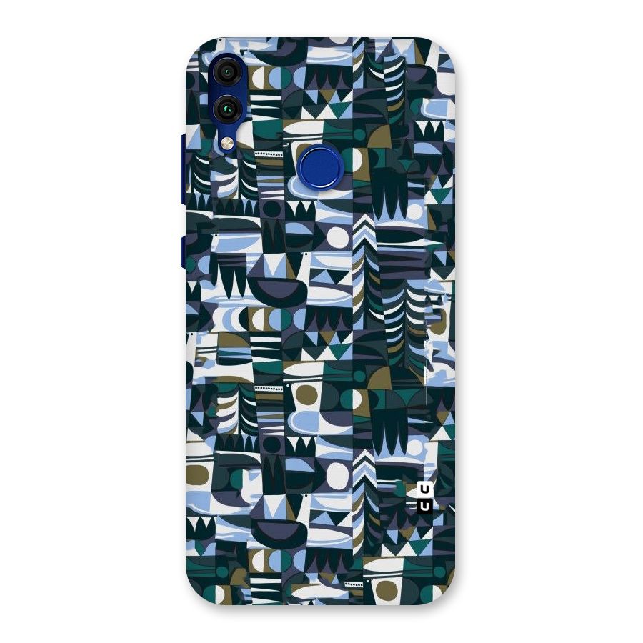 Abstract Blues Back Case for Honor 8C