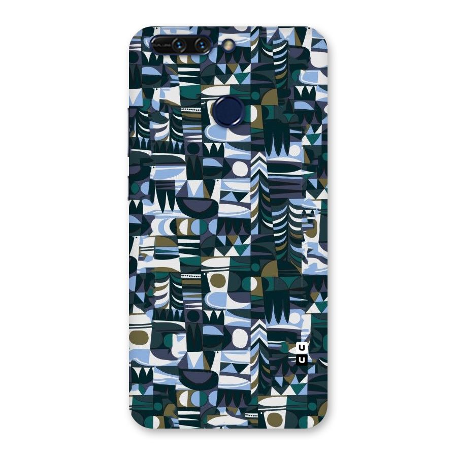 Abstract Blues Back Case for Honor 8 Pro