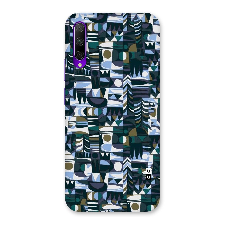 Abstract Blues Back Case for Honor 9X Pro