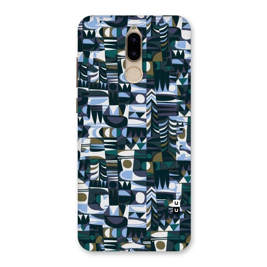 Abstract Blues Back Case for Honor 9i