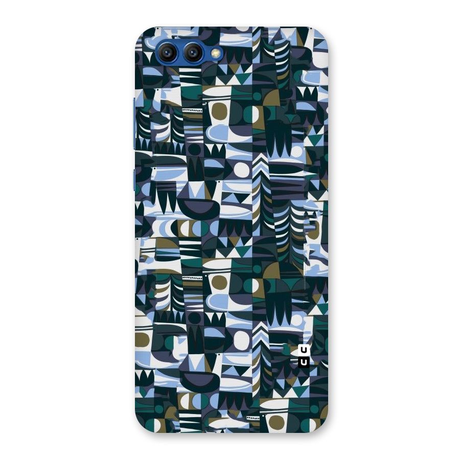Abstract Blues Back Case for Honor View 10