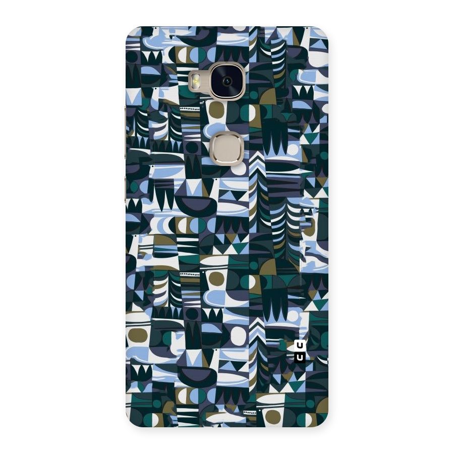 Abstract Blues Back Case for Huawei Honor 5X