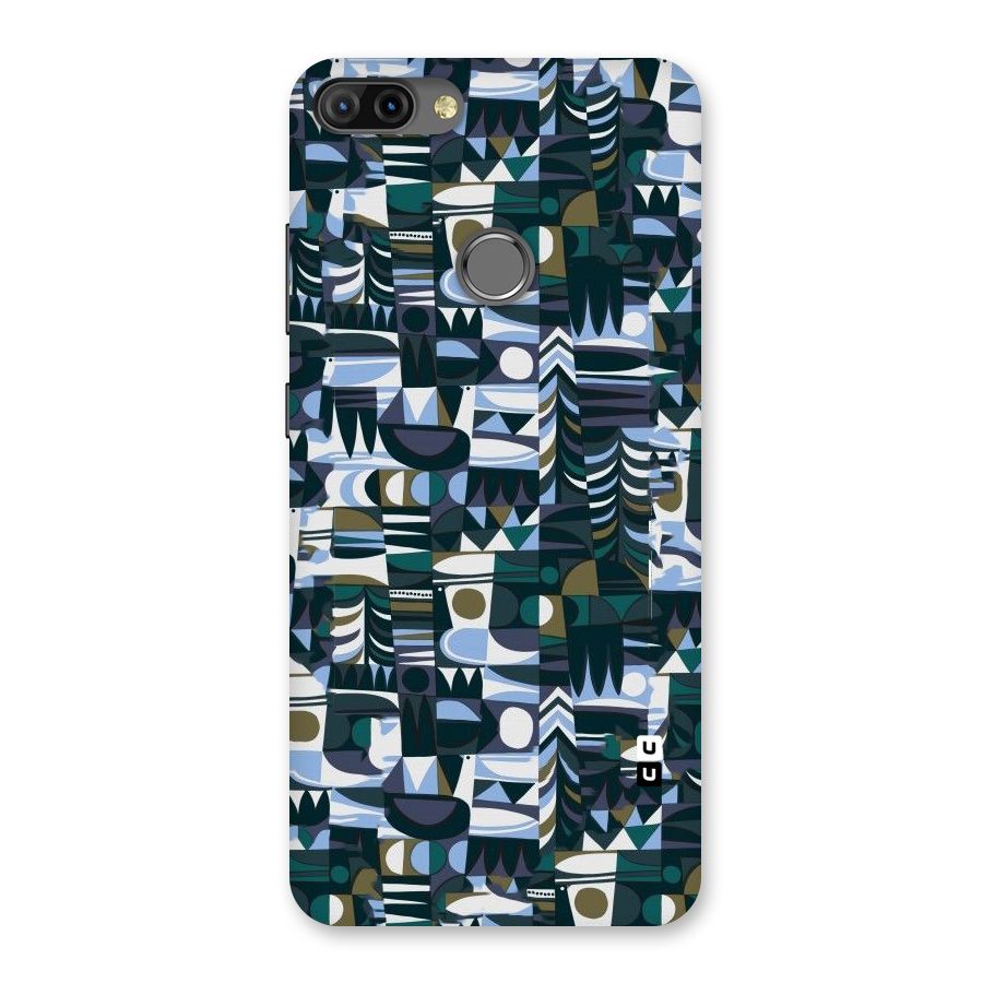 Abstract Blues Back Case for Infinix Hot 6 Pro