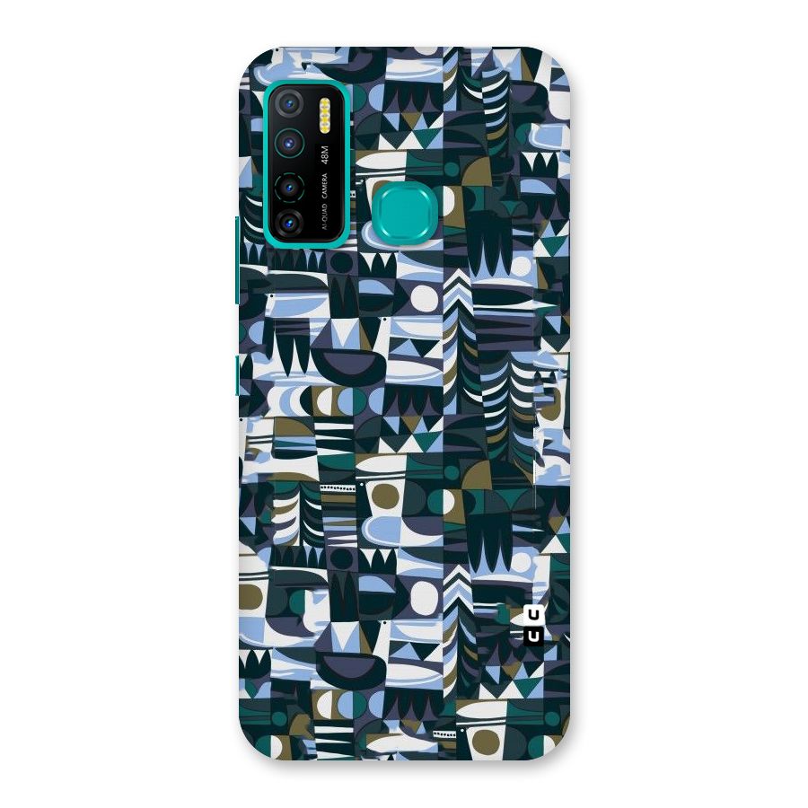 Abstract Blues Back Case for Infinix Hot 9 Pro