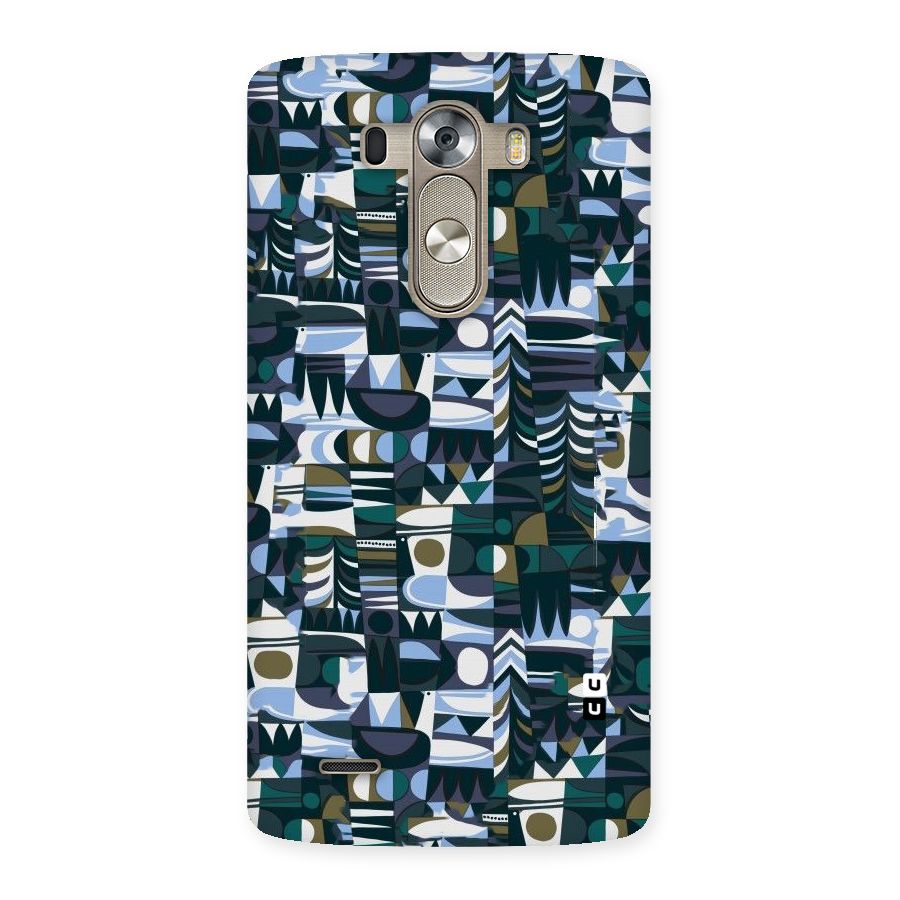 Abstract Blues Back Case for LG G3