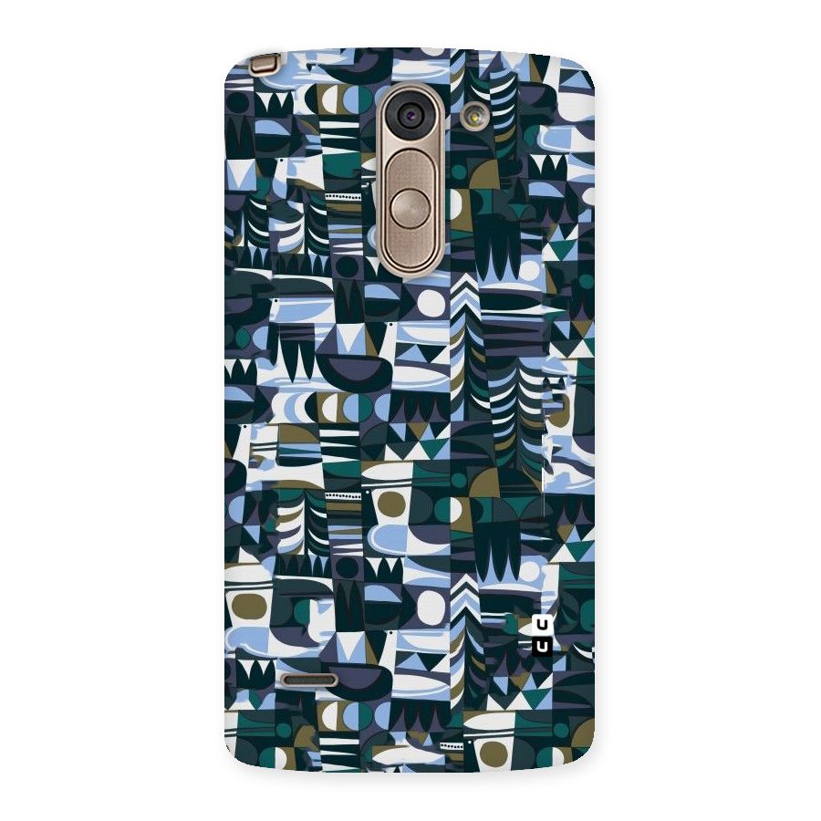 Abstract Blues Back Case for LG G3 Stylus