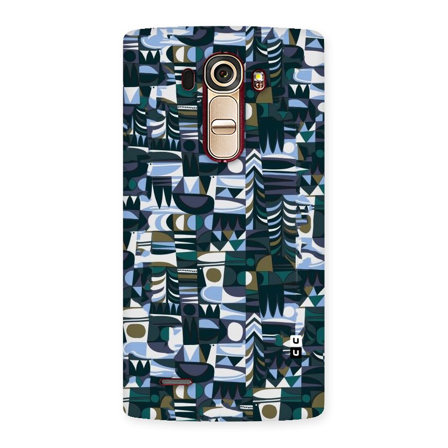 Abstract Blues Back Case for LG G4