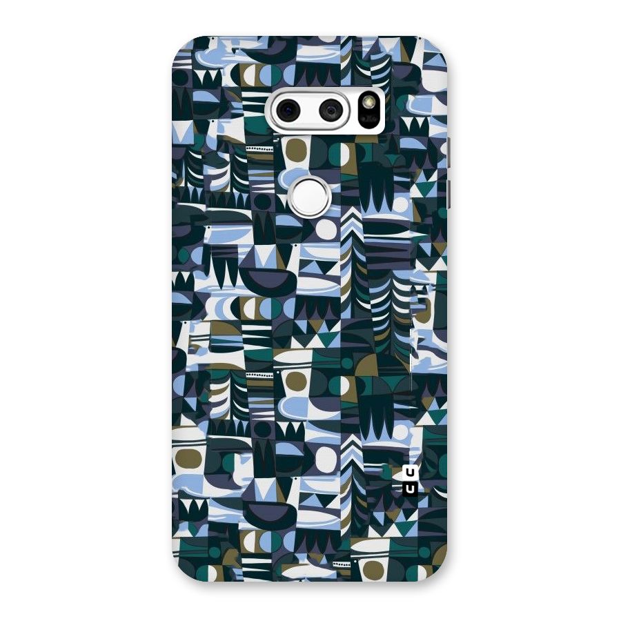 Abstract Blues Back Case for LG V30