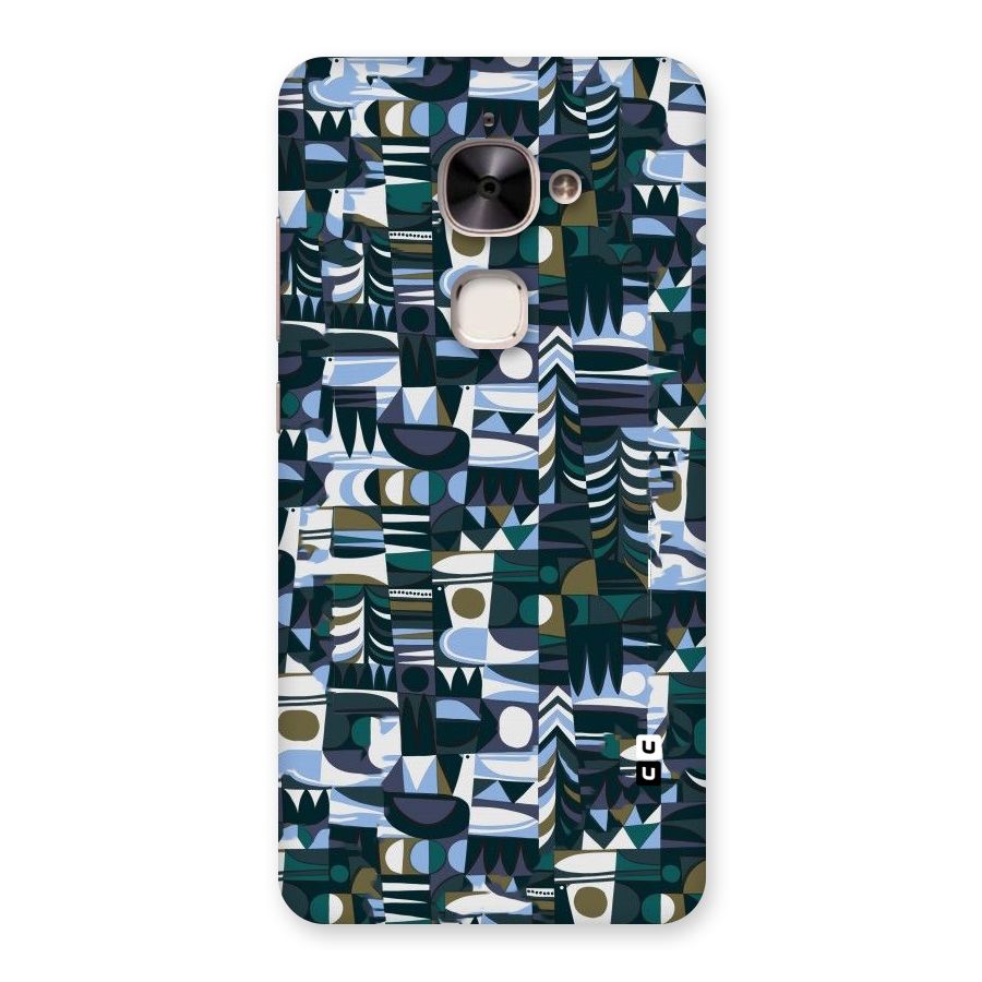 Abstract Blues Back Case for Le 2