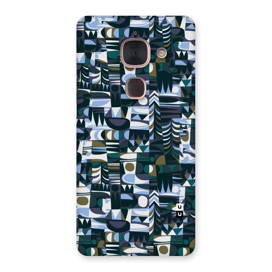 Abstract Blues Back Case for Le Max 2