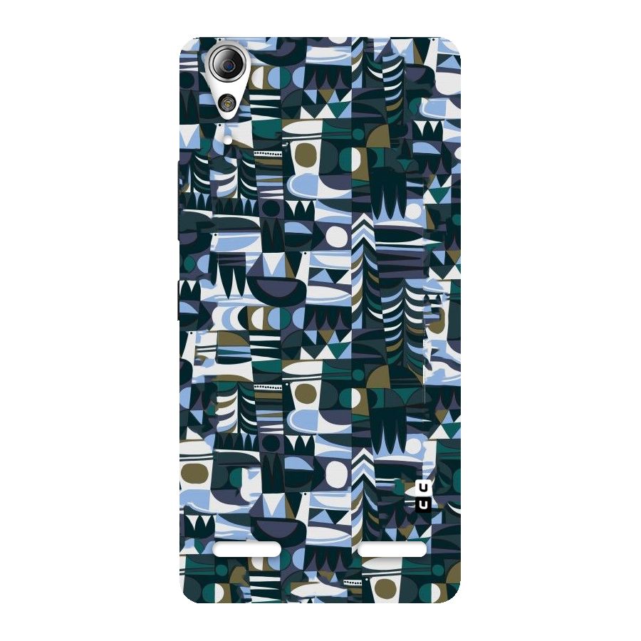 Abstract Blues Back Case for Lenovo A6000 Plus
