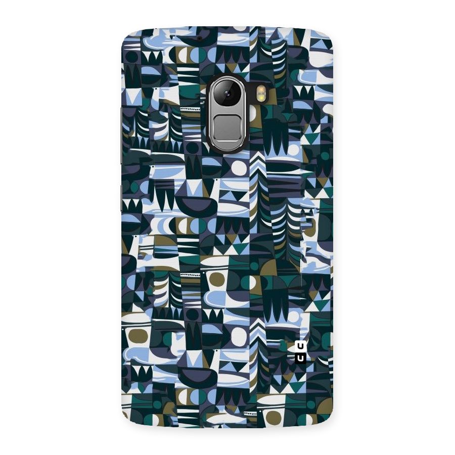 Abstract Blues Back Case for Lenovo K4 Note