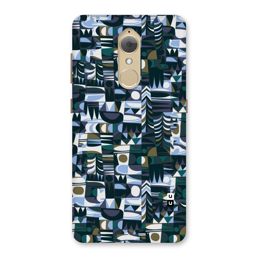 Abstract Blues Back Case for Lenovo K8