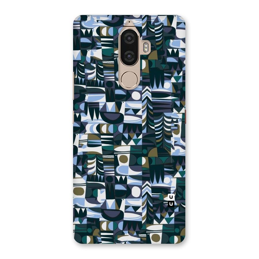 Abstract Blues Back Case for Lenovo K8 Note