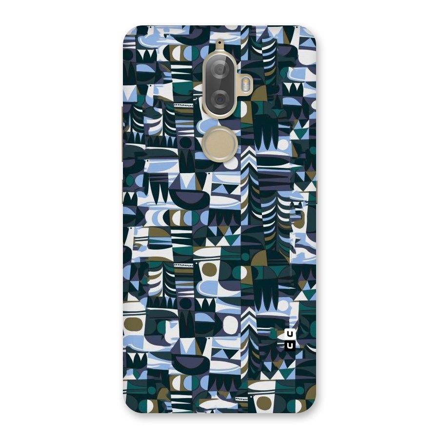 Abstract Blues Back Case for Lenovo K8 Plus