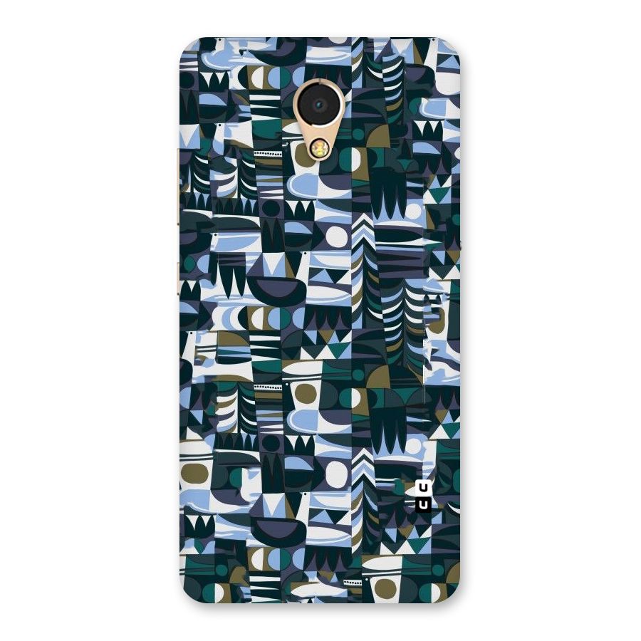 Abstract Blues Back Case for Lenovo P2