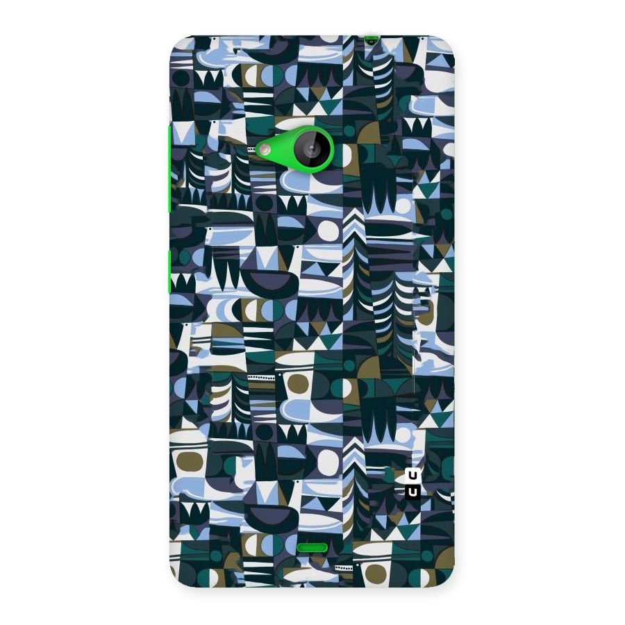 Abstract Blues Back Case for Lumia 535