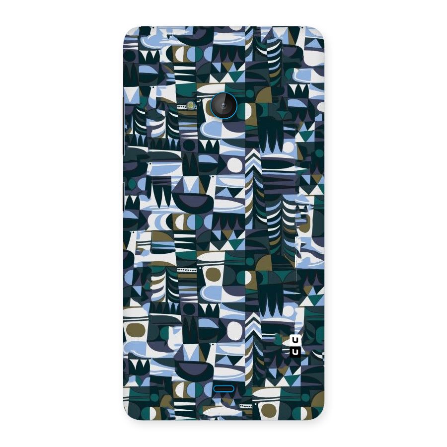 Abstract Blues Back Case for Lumia 540