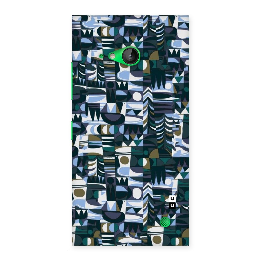 Abstract Blues Back Case for Lumia 730
