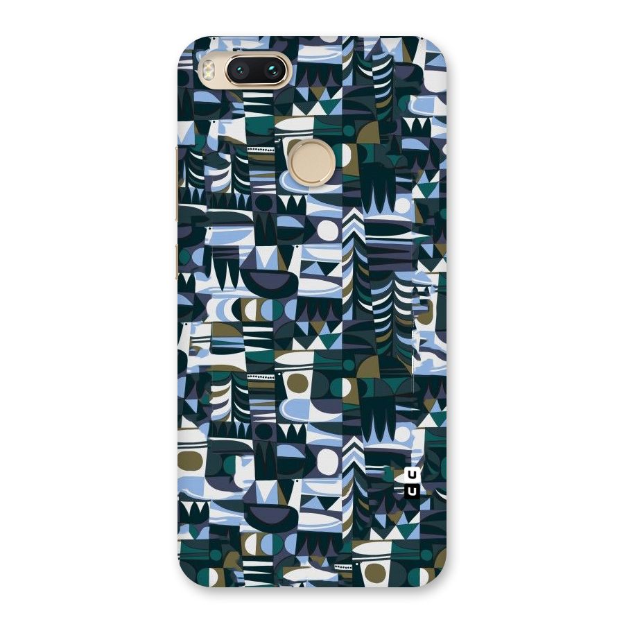 Abstract Blues Back Case for Mi A1