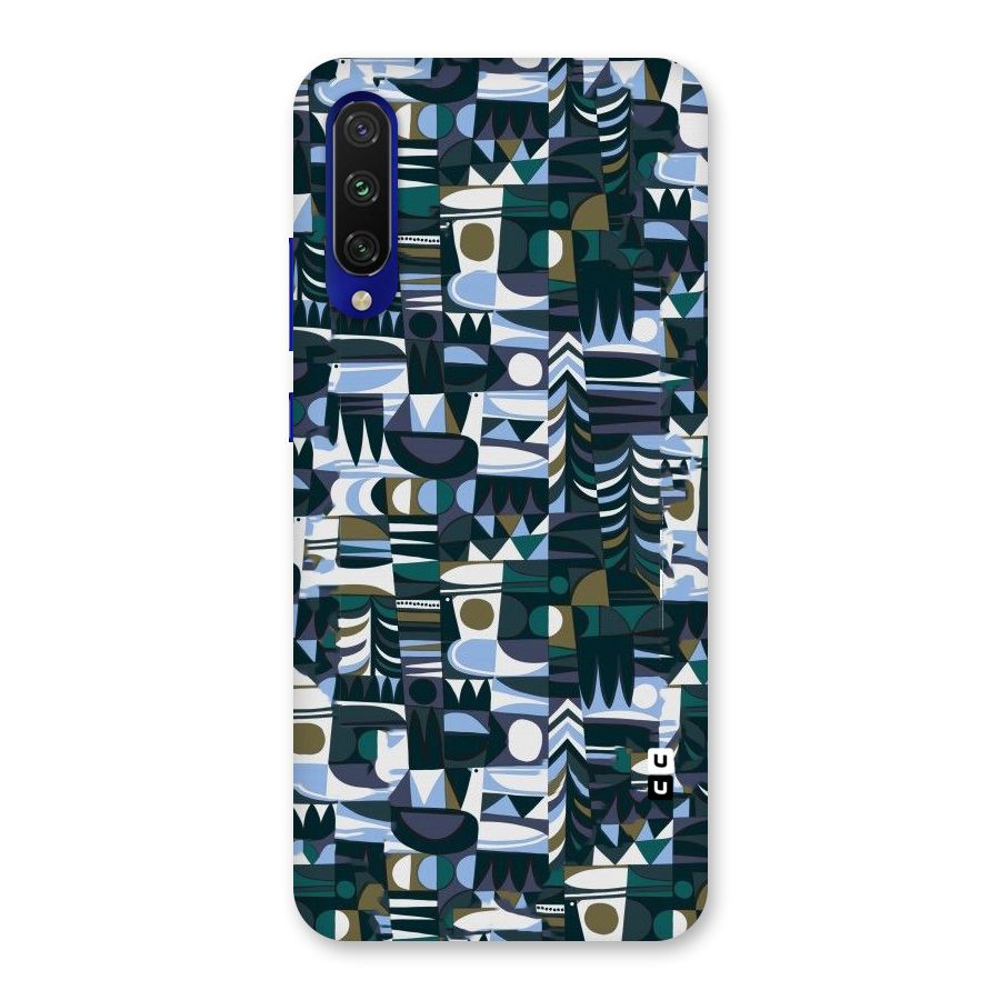 Abstract Blues Back Case for Mi A3