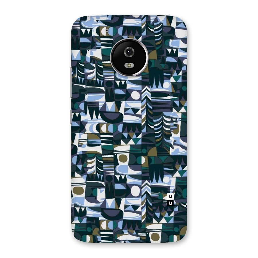 Abstract Blues Back Case for Moto G5