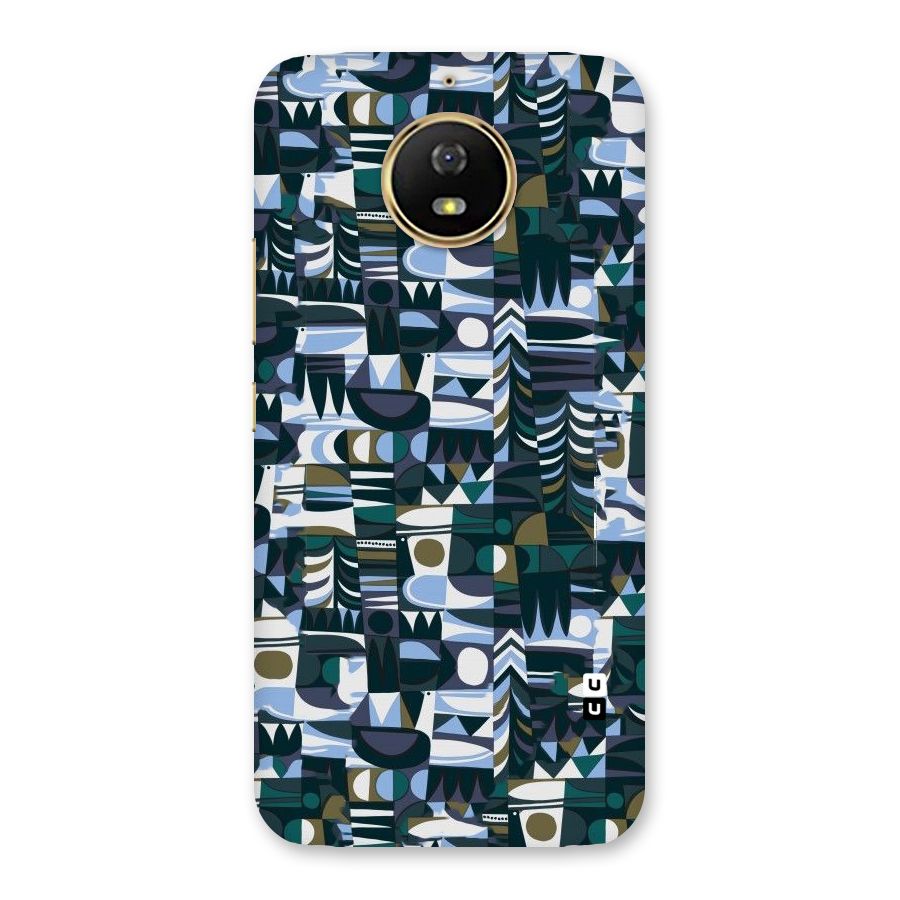 Abstract Blues Back Case for Moto G5s
