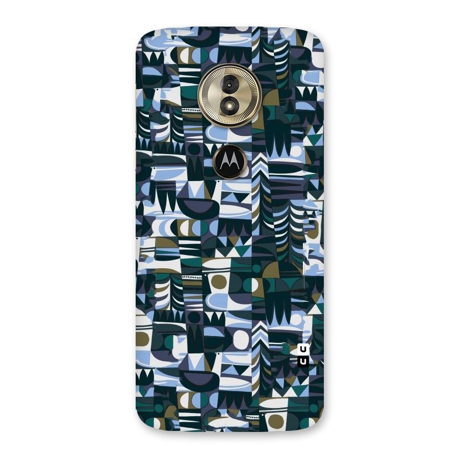 Abstract Blues Back Case for Moto G6 Play