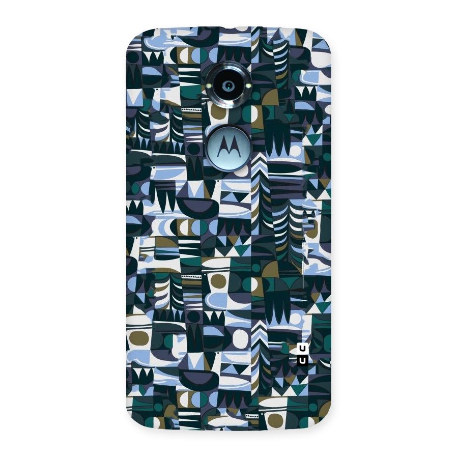 Abstract Blues Back Case for Moto X 2nd Gen