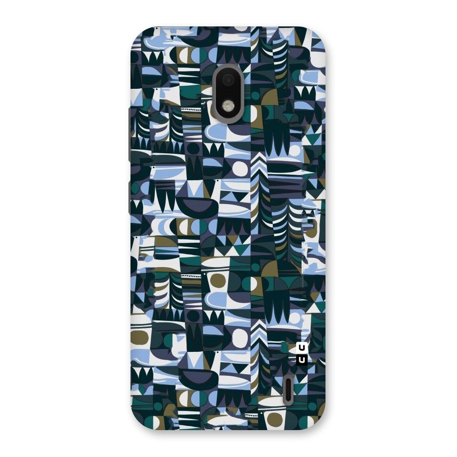 Abstract Blues Back Case for Nokia 2.2