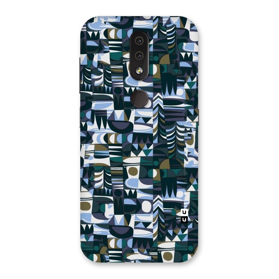 Abstract Blues Back Case for Nokia 4.2