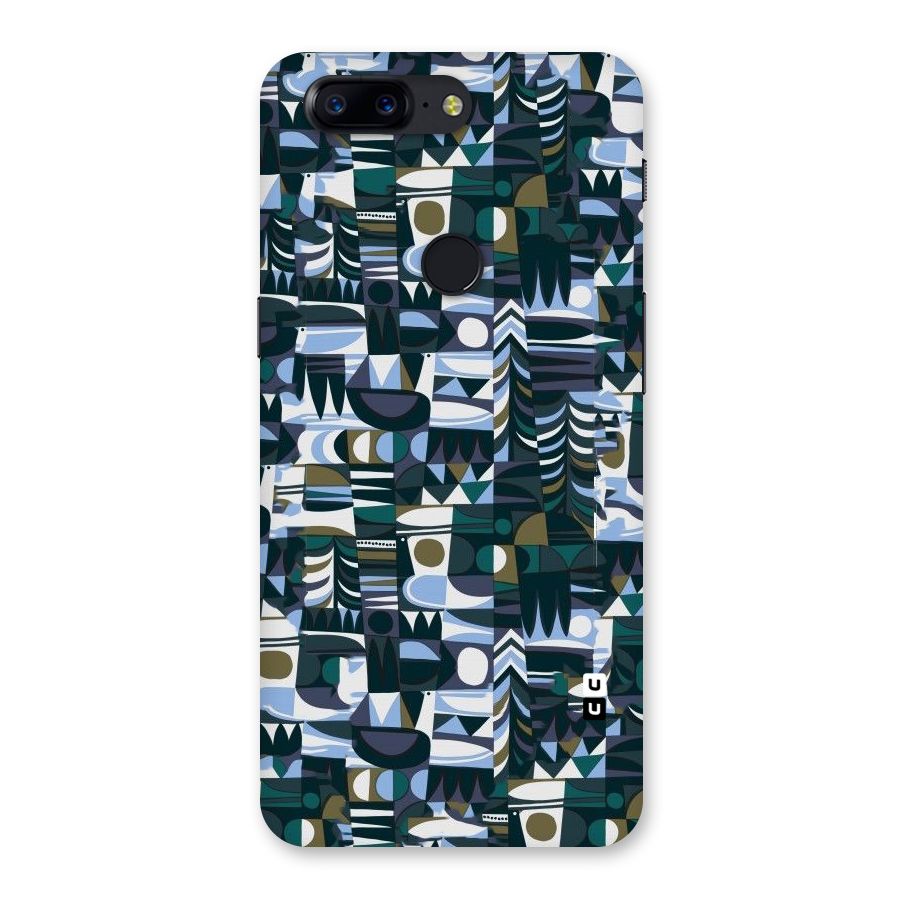 Abstract Blues Back Case for OnePlus 5T