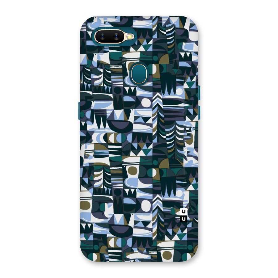 Abstract Blues Back Case for Oppo A11k