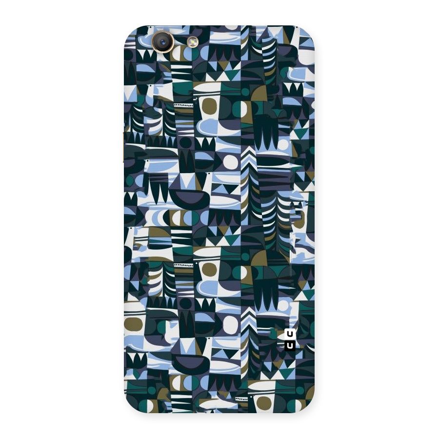 Abstract Blues Back Case for Oppo A59