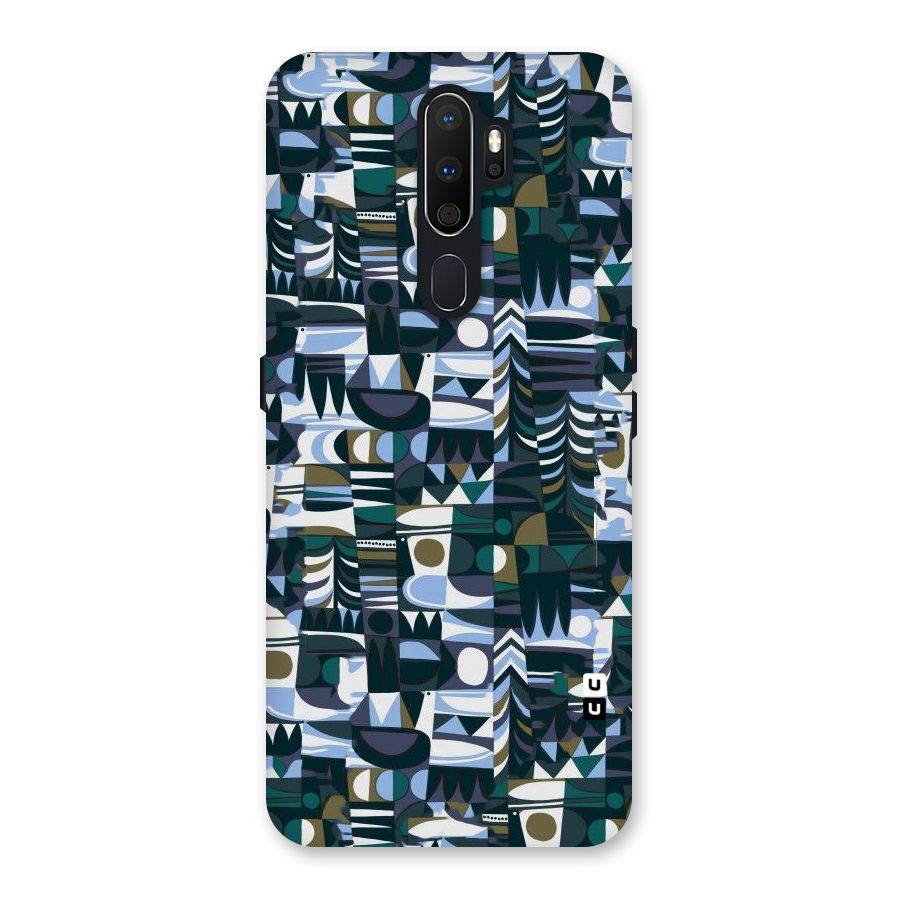Abstract Blues Back Case for Oppo A5 (2020)