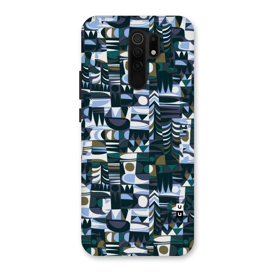 Abstract Blues Back Case for Poco M2