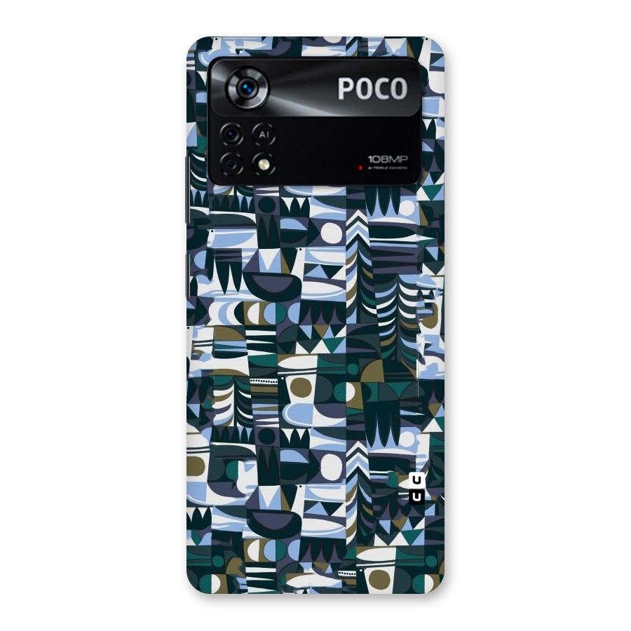 Abstract Blues Back Case for Poco X4 Pro 5G