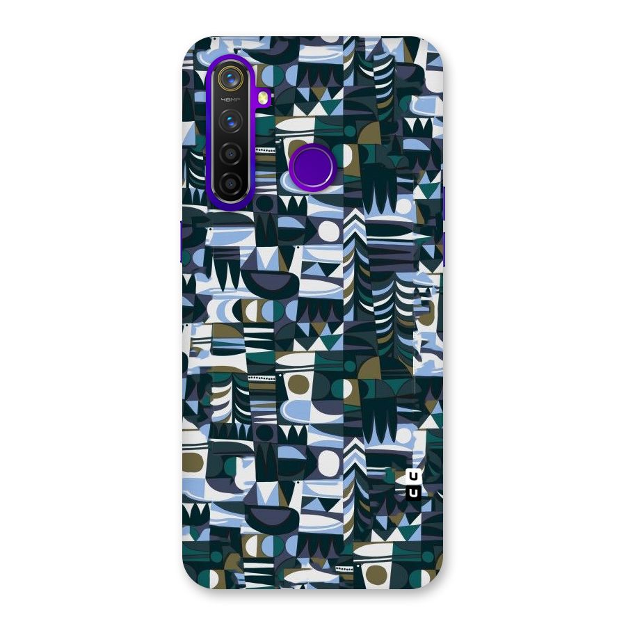 Abstract Blues Back Case for Realme 5 Pro