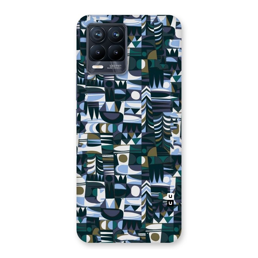 Abstract Blues Back Case for Realme 8 Pro