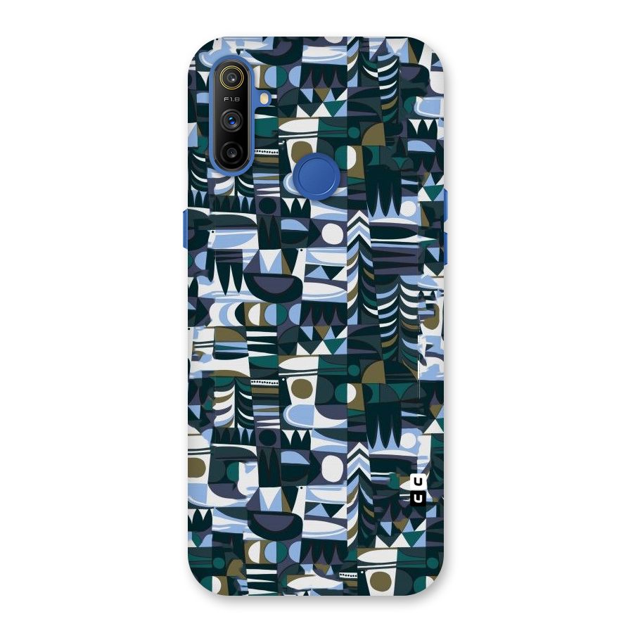 Abstract Blues Back Case for Realme Narzo 10A