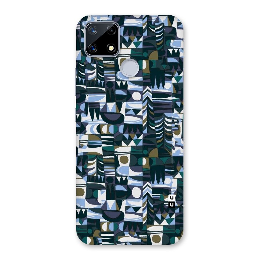 Abstract Blues Back Case for Realme Narzo 20
