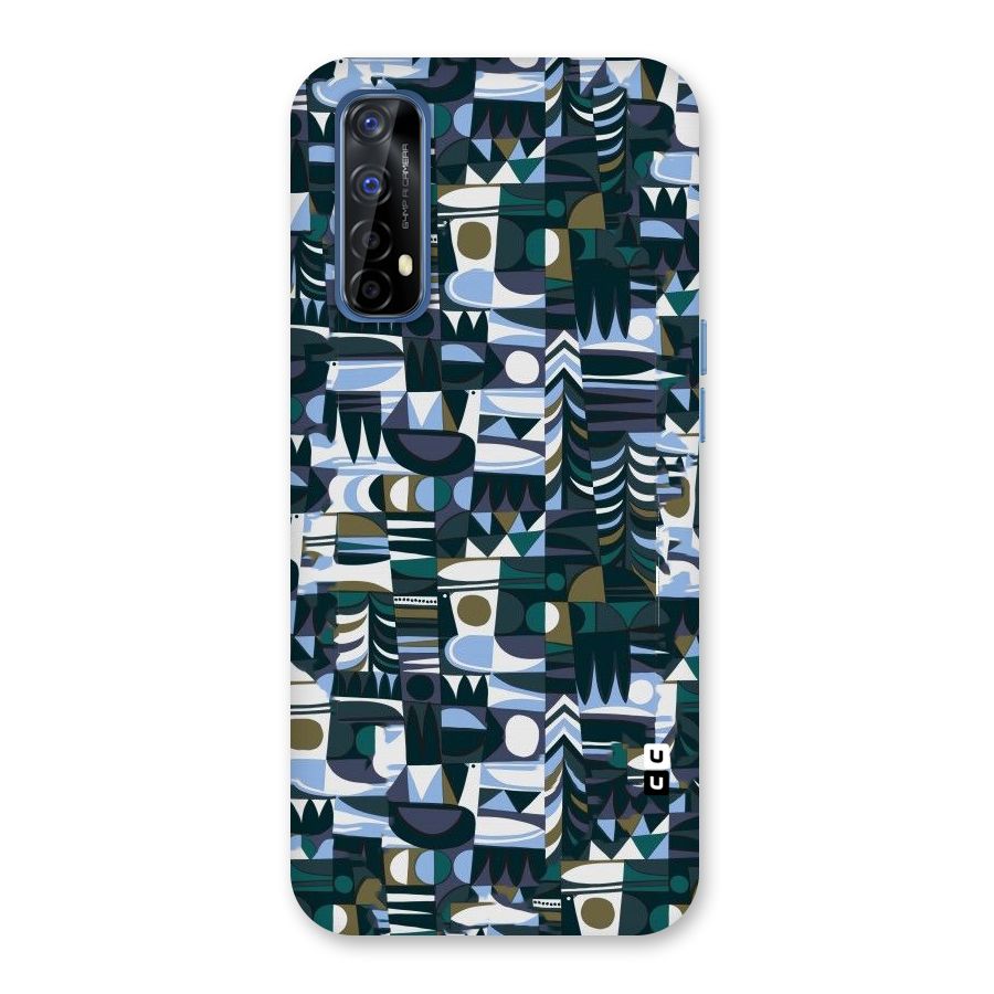 Abstract Blues Back Case for Realme Narzo 20 Pro