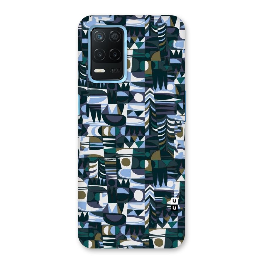 Abstract Blues Back Case for Realme Narzo 30 5G
