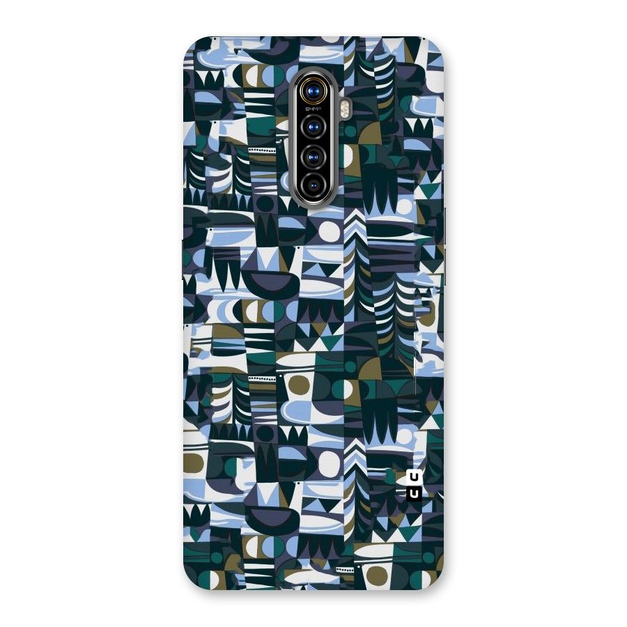 Abstract Blues Back Case for Realme X2 Pro