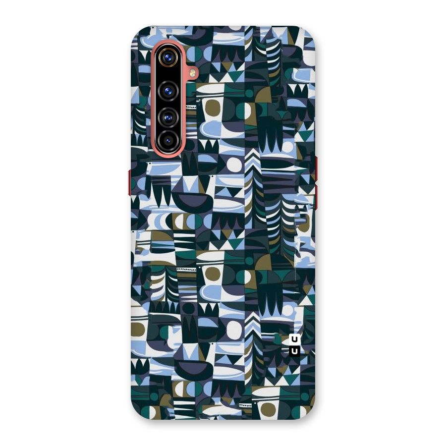 Abstract Blues Back Case for Realme X50 Pro